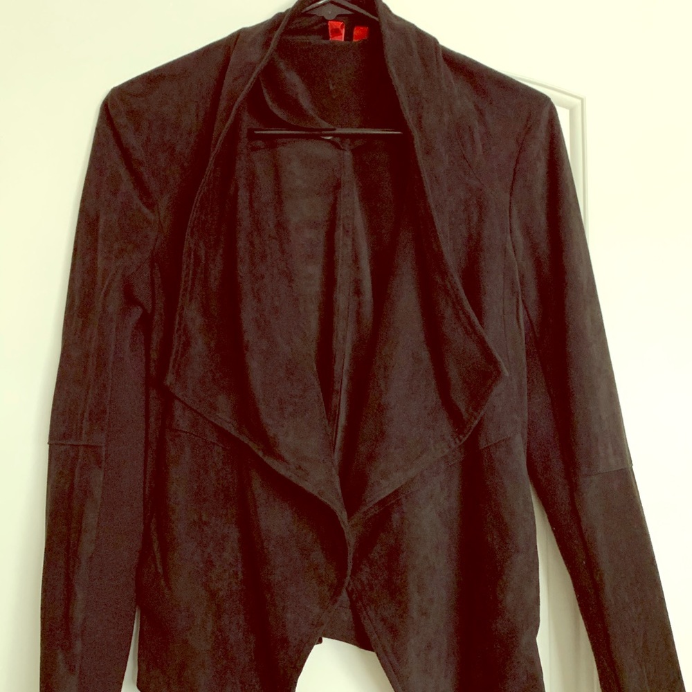 Faux suede jacket